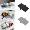 Silicone Dish Drying Pad Heat Resistant Sink Saddle Mat Sink Divider  Protector Mat  Tableware