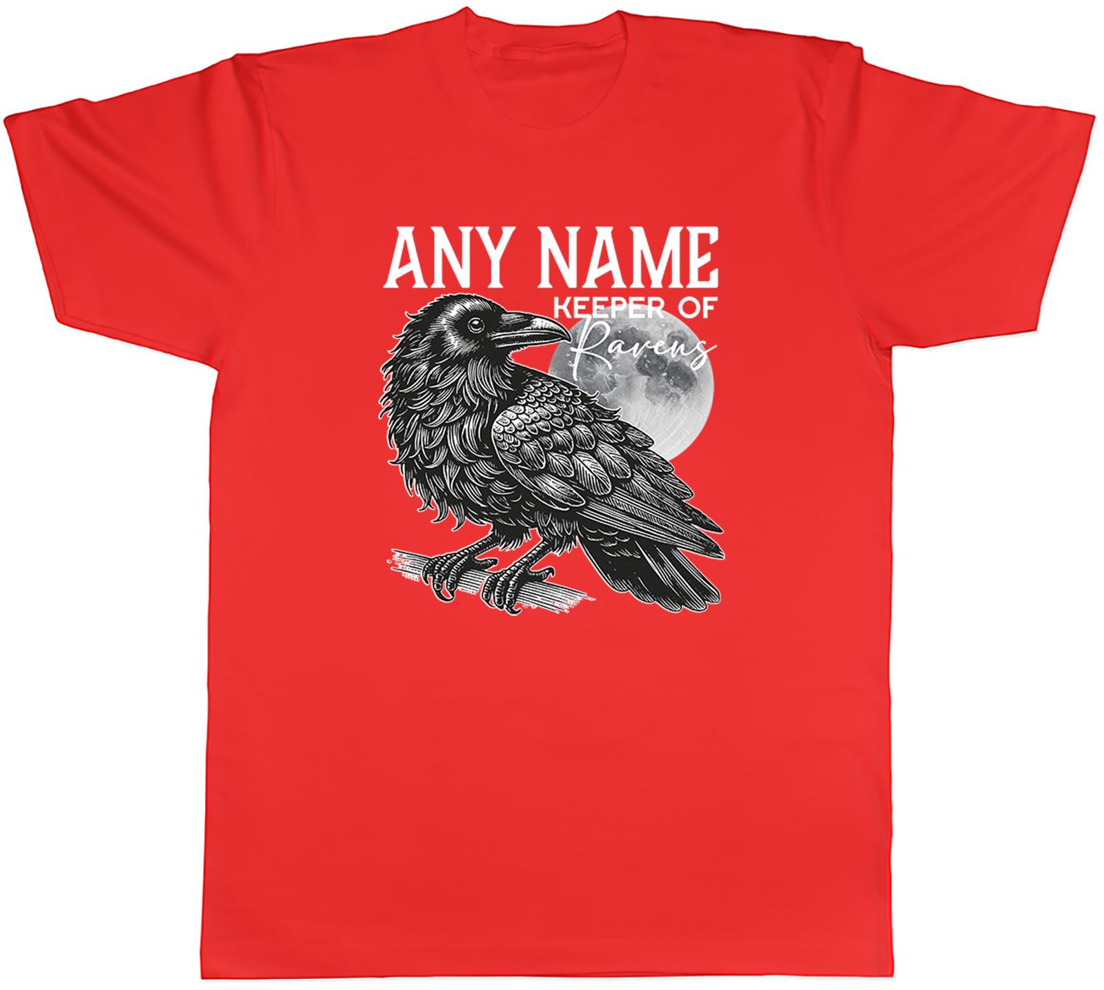 PERSONALISED ANY NAME KEEPER OF THE RAVENS UnisexS TSHIRT TEE GIFT TOP S
