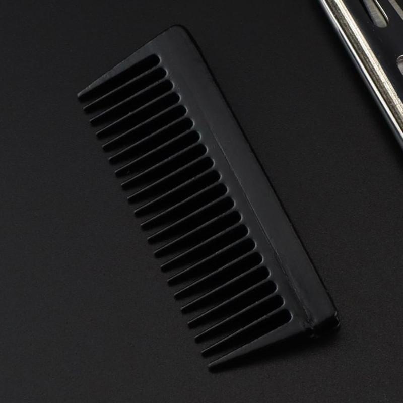 5 Pcs Professional Black Combs For 2 In1 Hair Scissors Comb Barber Tools Shears