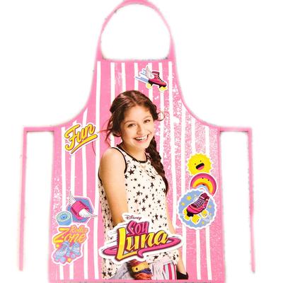 [N9388] - Children's Kitchen Apron + Pink 'Soy Luna' Hat