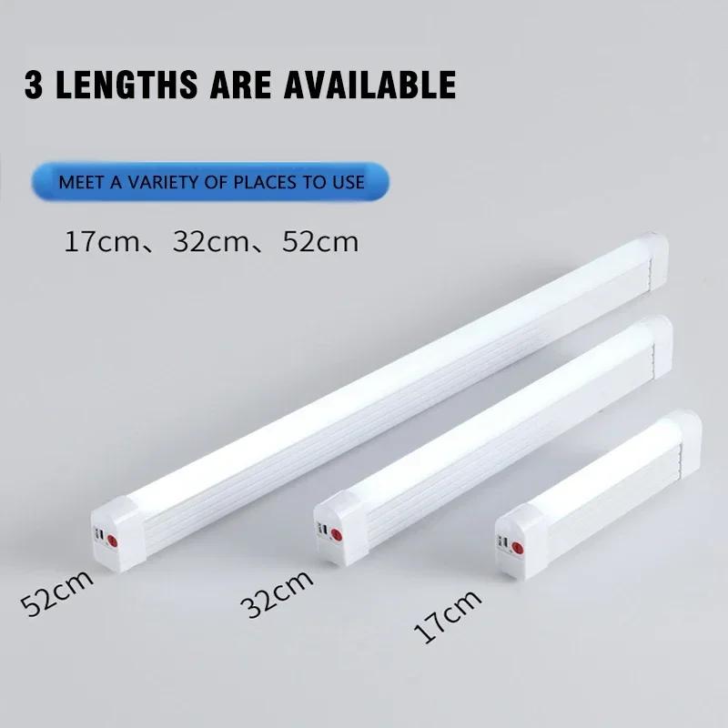 Luce portatile a LED, luce notturna ricaricabile tramite USB, doppia luce magnetica a 3 modalità, luce multifunzione per la riparazione di mobili da cucina, campeggio