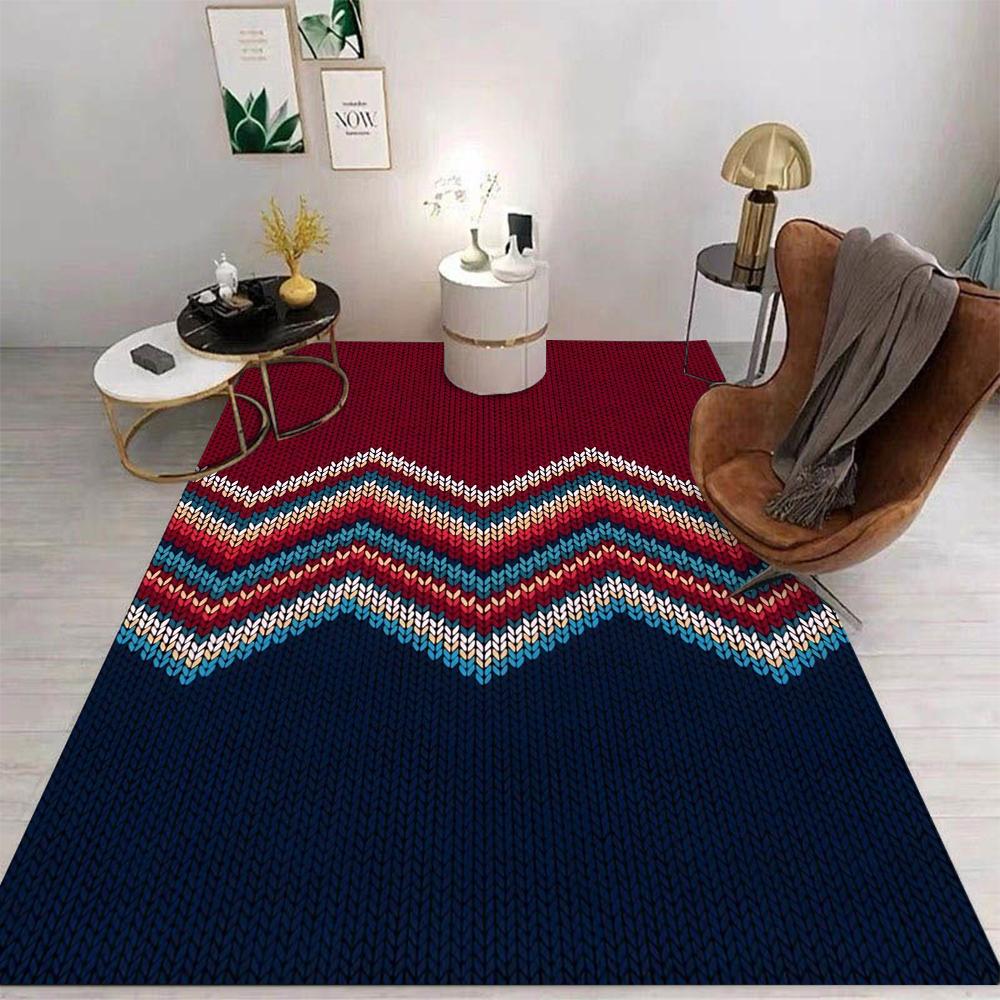 Simple Carpet Cartoon Living Room Bedroom Kitchen Sofa Table Balcony Rug Non-slip Washable Mat Exquisite Home Ornaments