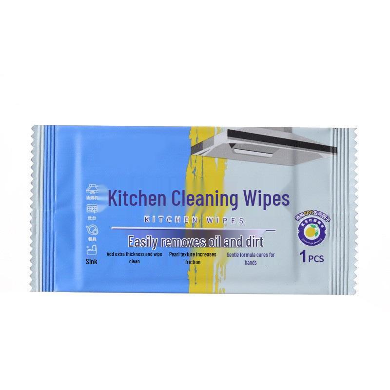 Thick Kitchen Degreasing & Stain-Removal Wipes for Range Hoods