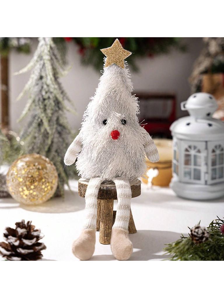 1Pc New Christmas Decorations Plush Christmas Tree Dolls Home Party Trees Cute and Fun Suitable for Decorating Parties