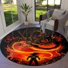 Dragon Ball Super Round Area Rug Carpet Rug For Living Room Bedroom Sofa Playroom Decor Nonslip Floor Mat
