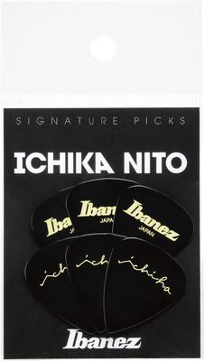 Gitarrenplektren 6 Stück Nito Black P1000ICHI-BK