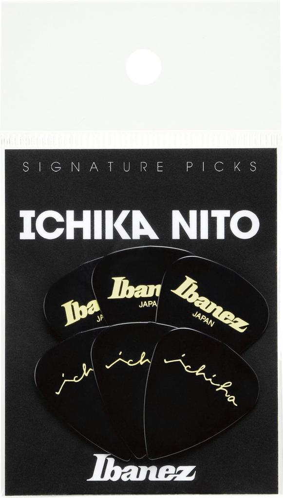 IBANEZ Медиаторы для гитары 6 шт. Nito Black P1000ICHI-BK