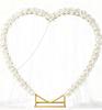 Heart-Shaped Wedding Arch Balloon Stand for Proposals and Valentine's Decor
