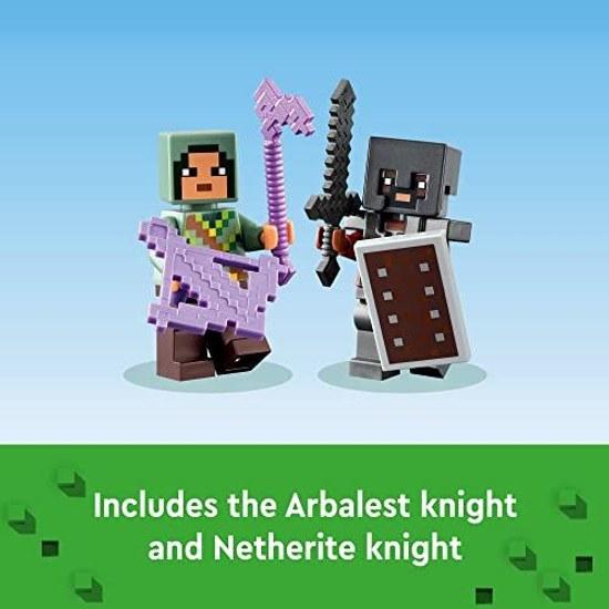 LEGO Toy Minecraft Deep Dark Battle Boys Girls Children Goods Game Educational Birthday Present Gift Block 21246 8 Years Old