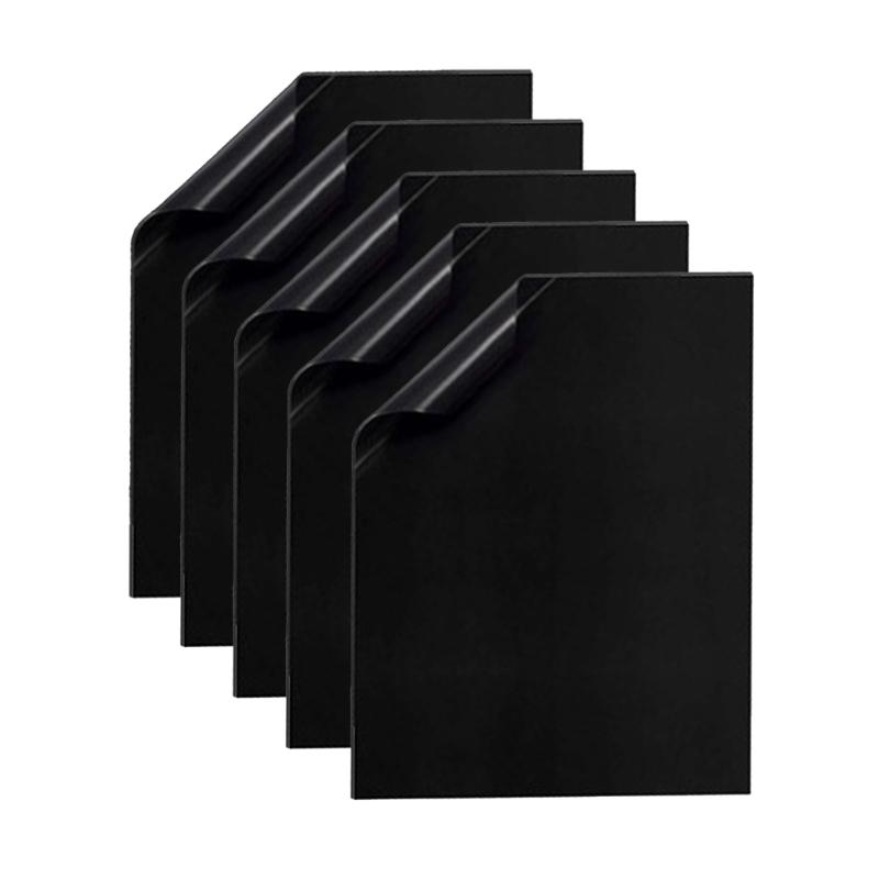 

5PCs Thickened Teflons Grill Mats Set Heat Resistant Nonstick BBQ Cooking Baking Tray Practical Barbecue Essential 1