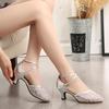 Dancing Shoes for Women Latin Dance Shoes Modern Dance Shoes Salsa Ballroom Heel 5.5CM
