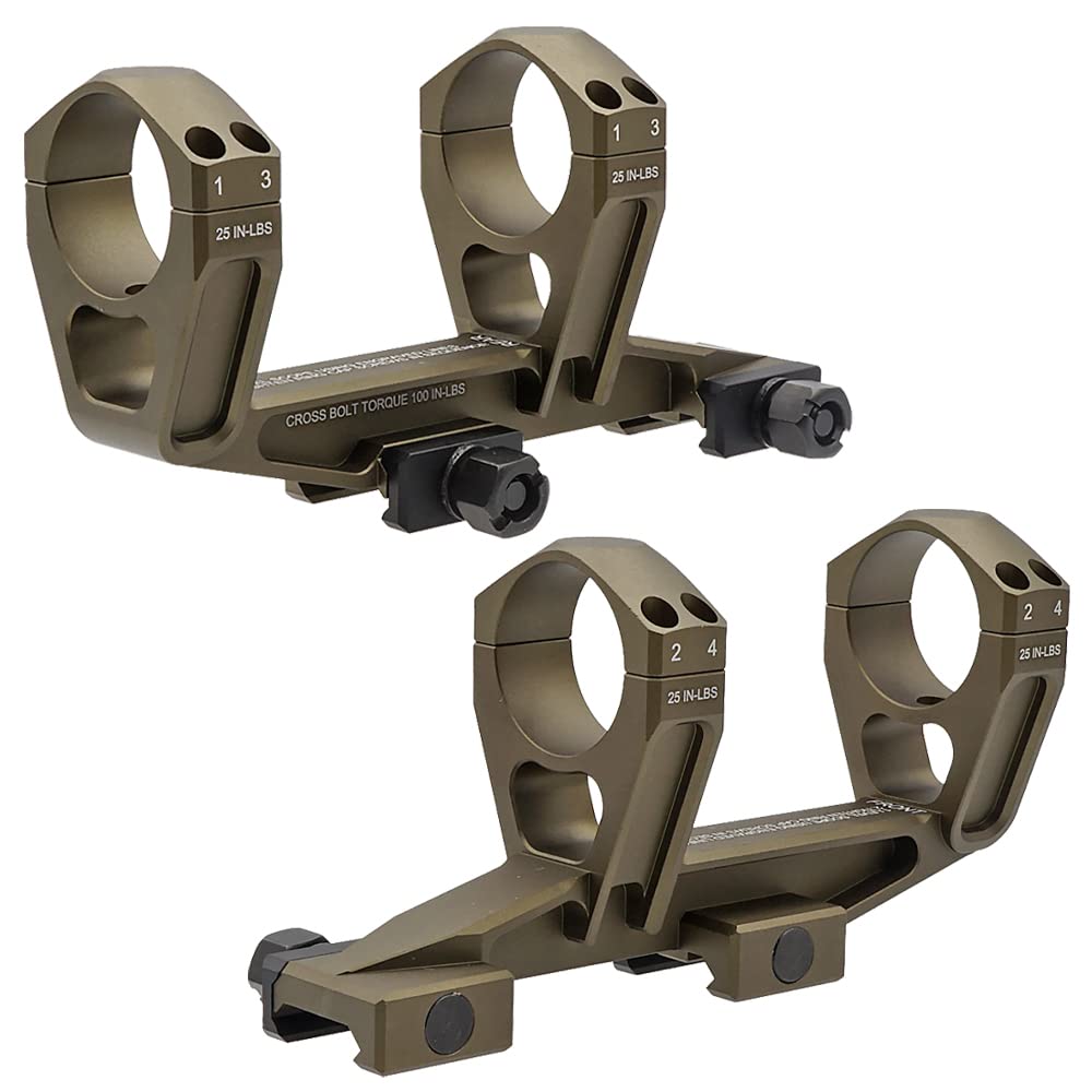 Evolution Gear NIGHTFORCE Ultra Mount 1.93" High Replica 30mm Diameter Scope Mount, Hard Anodized 6068 Aluminum, Dark Earth finish.