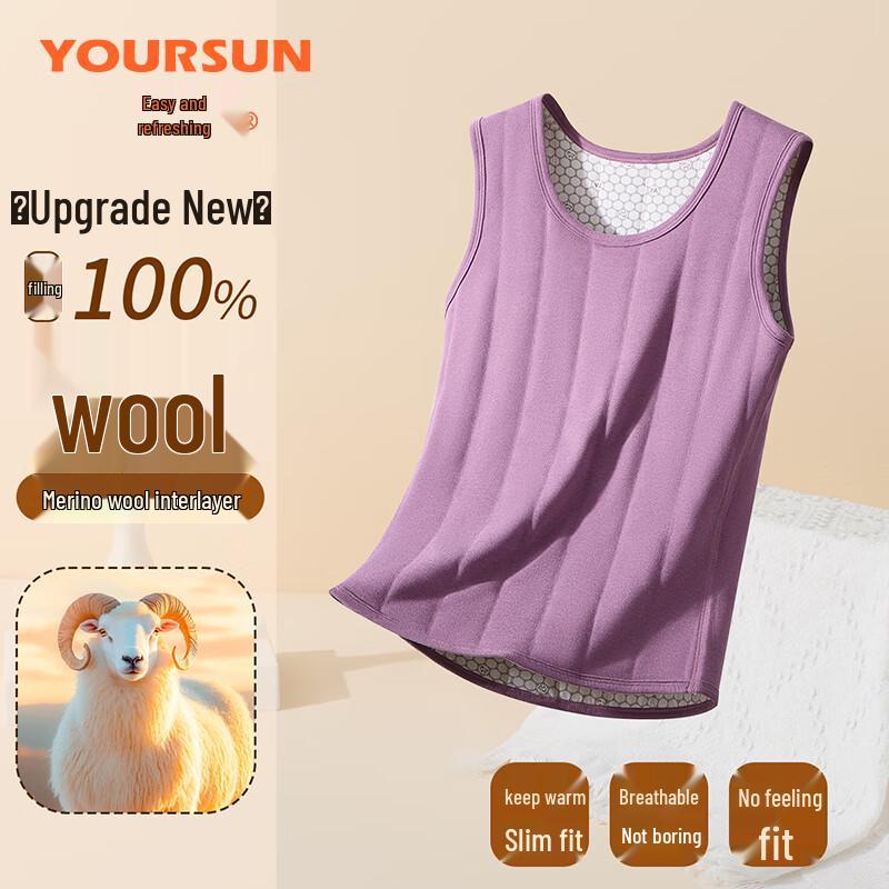 

Yiershuang Женский теплый жилет с шерстяным наполнителем для согревания живота L