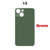 For iPhone 13 Mini Pro Max Big Camera Hole Phone Back Glass Battery Cover Rear Glass Panel Housing Chassis Add 3M Adhesive