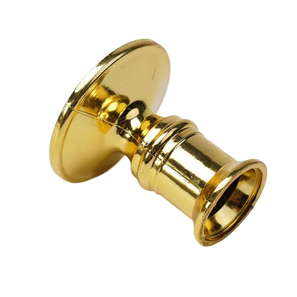 Candle Holders Candle Base Dinner Decor Plastic Silver-Plated