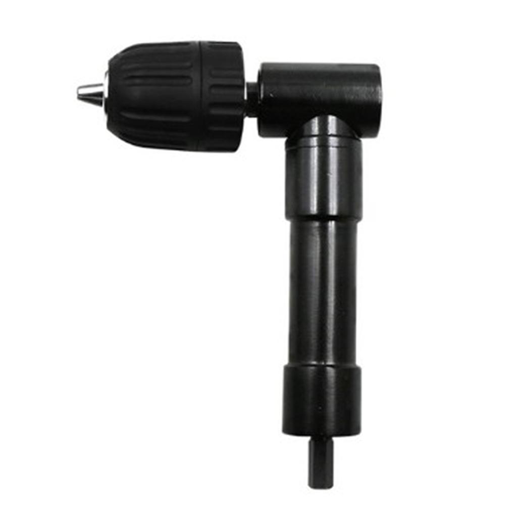 90 Degree Right Angle Electric Drill Chucks 3-claw High Precision Chuck Extension Accessories Conversion Angle Drill