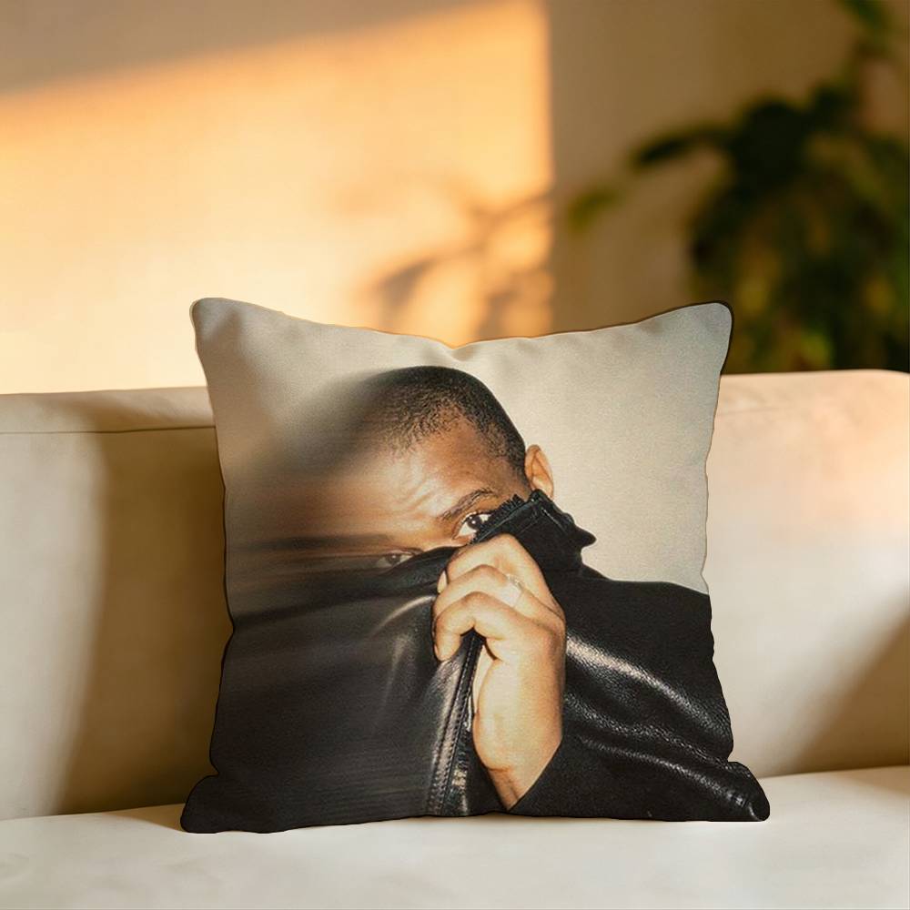 Hot Singer KKanye West Square DoubleSided printed Pillow Case Bedroom Bedside Pillow Sofa Cushion Cover