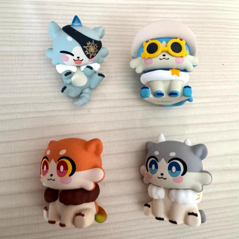 In Stock Original Honkai: Star Rail Awooo Awooo Series Chimera Kawaii Mini Blind Bag Model Small Ornament Christmas Gifts Toys