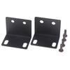 1 Set Metal 1U Rack Mount Ear Mounting Jointing With Screw Cap For Frame Box Wireless System Receiver Host