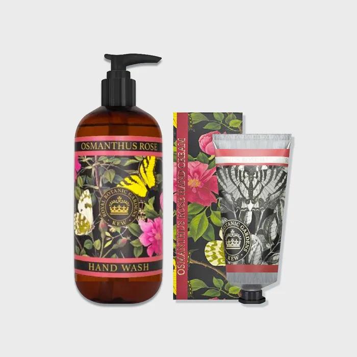 

Набор Q Garden Жидкое мыло для рук + Крем для рук (Османтус Роза)