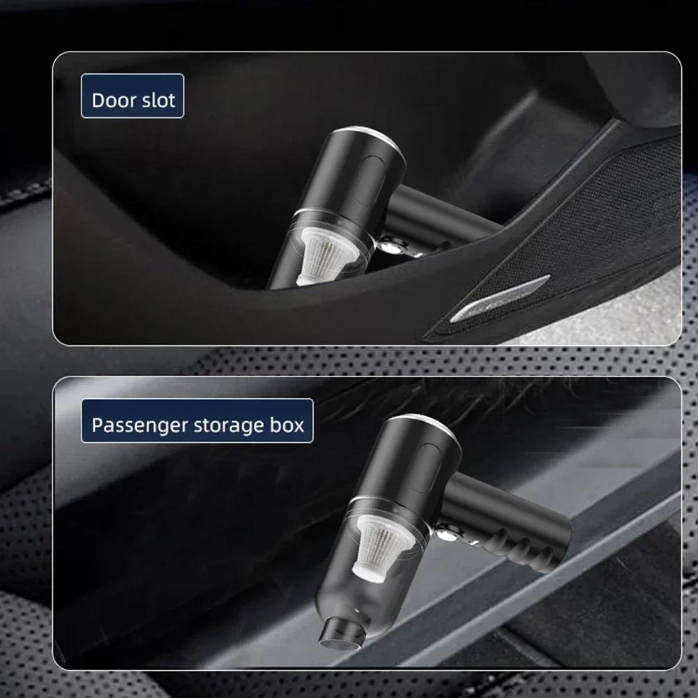 Handheld Vacuum Cleaner Vacuum Wireless 1200MAH ABS Black Car Cleaner Dual Use For Most Cars Replacement Practical
