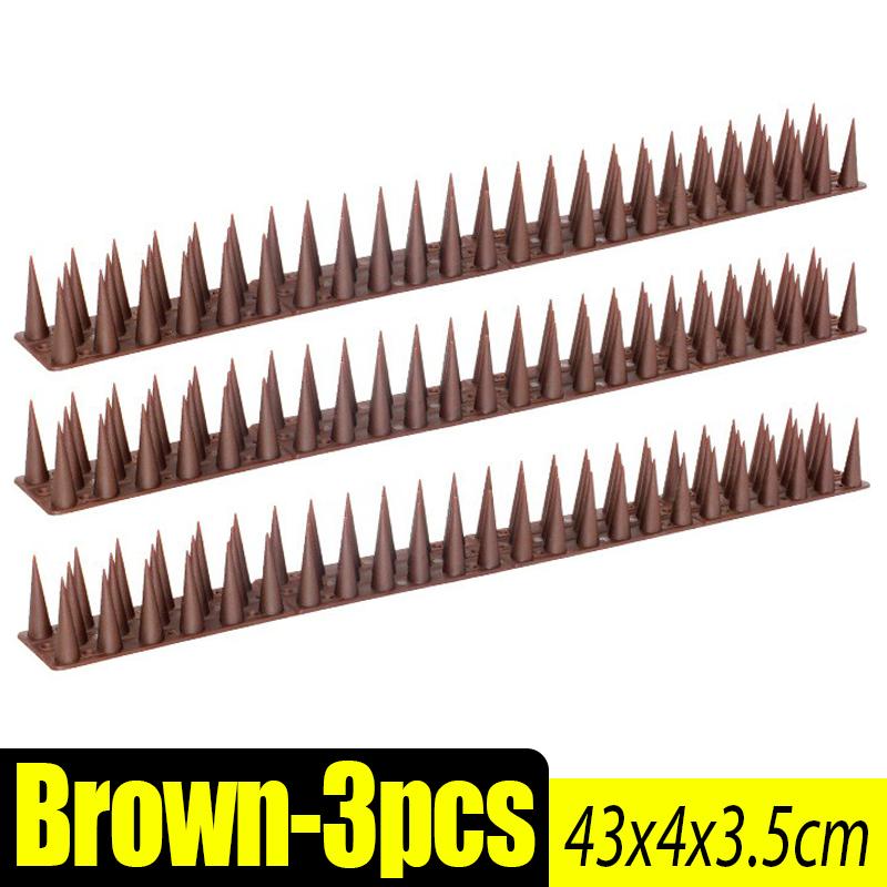 1-10pcs Outdoor Birds Pigeon Cats Spike Bendable Bird Repellent Spikes Deterrents for Garden Window Fences Roof Balcony Railing
