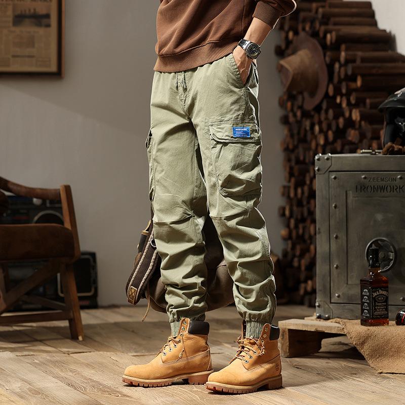 Trousers overalls new casual pants sports outdoor function outside wear high street personality style fashion short sleeve trend