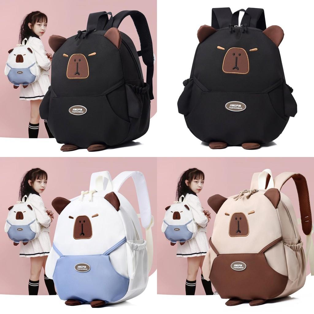 Charming Durable Nylon Toddler Backpack For Outdoor Activities With Playful Cartoon Themes For Little Ones
