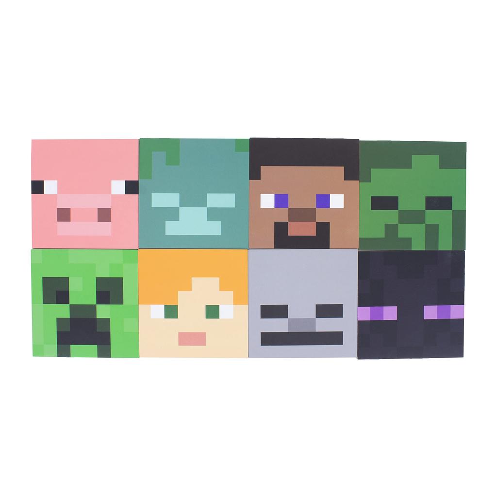 Officially Licensed Minecraft Character Coasters (Pack of 8)