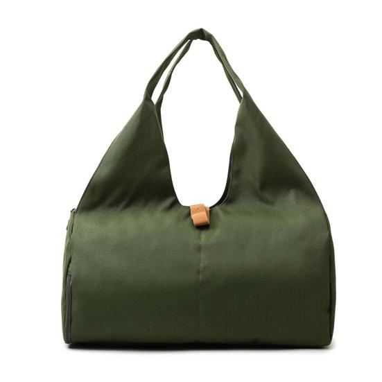 Yoga Travel Bag with Yoga Mat Fixing Strap Water-Resistant Oxford Fabric Multi-Functional Pockets Gym Bag