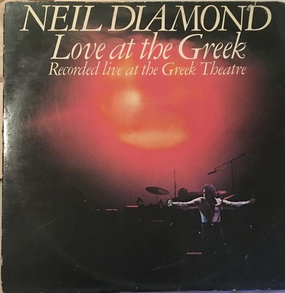 

LP Record NEIL DIAMOND Love At The Greek Recorded Live A CBS95001 CBS 1977 Europe Rock Used
