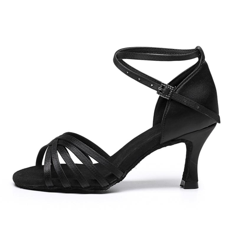 2025 Women's Professional Latin Dance Shoes Women's Girls White Ballroom 5/7cm Dance Shoes Sneakers Suede Soft Jazz Salsa Shoes