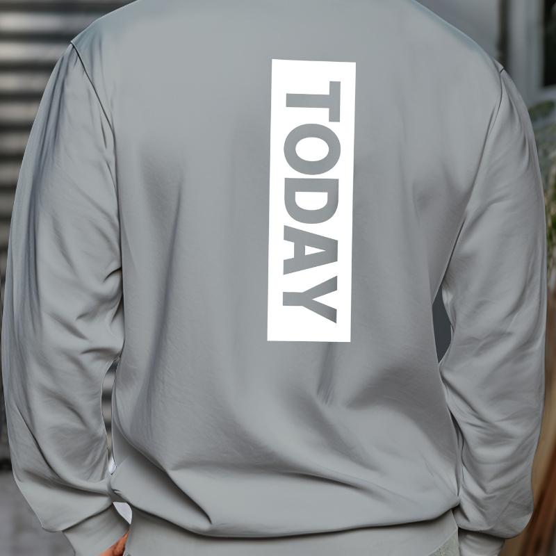 

Comfort, Suitable for Office, Outdoor & Casual, Men s Crew Neck Sweatshirt S