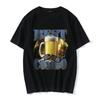 Best Combo Print T Shirt Funny Drunk Driving Short Sleeve Tshirts Mens Womens Oversized T Shirts Streetwear Fashionable