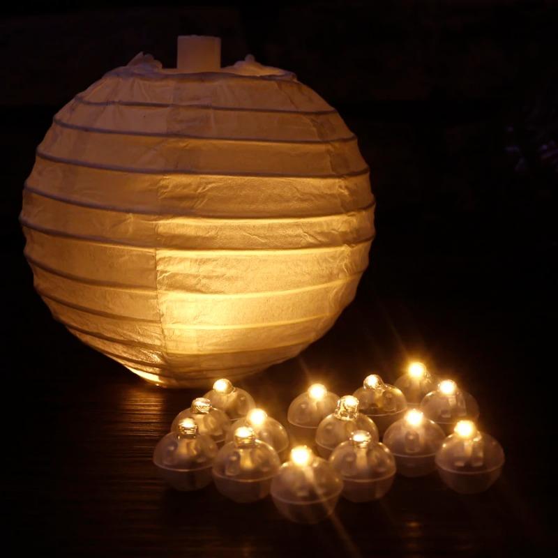 Lot Round LED RGB Flash Ball Lamps Hot Sale New Decoration Balloon Lights Flashlight Ball Lights Seven colors, White, Warm color, Blue, Purple