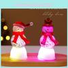 Christmas Snowman Illumination Decor With Plastic Bubble Light For Festive Home Decor