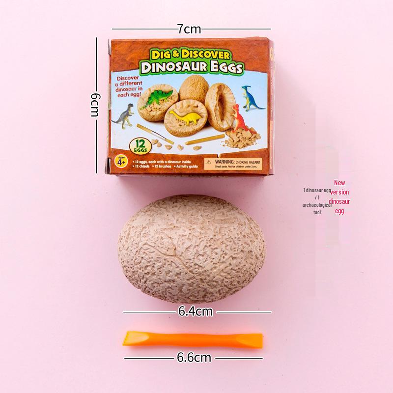 Dinosaur Egg Excavation Science Toy for Kids - Educational Archaeological Model