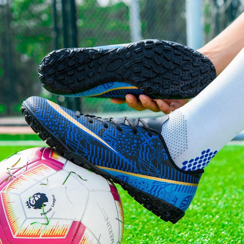 New low-top long-nail broken-nail football shoes, men's children's primary school children's competition training shoes