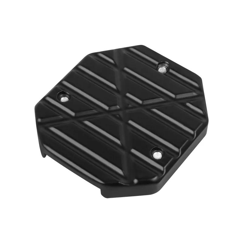CNC Aluminum Alloy Motorcycle Bike Kickstand Extender Foot Side Support Enlarged Base Extension Foot Pad Stand
