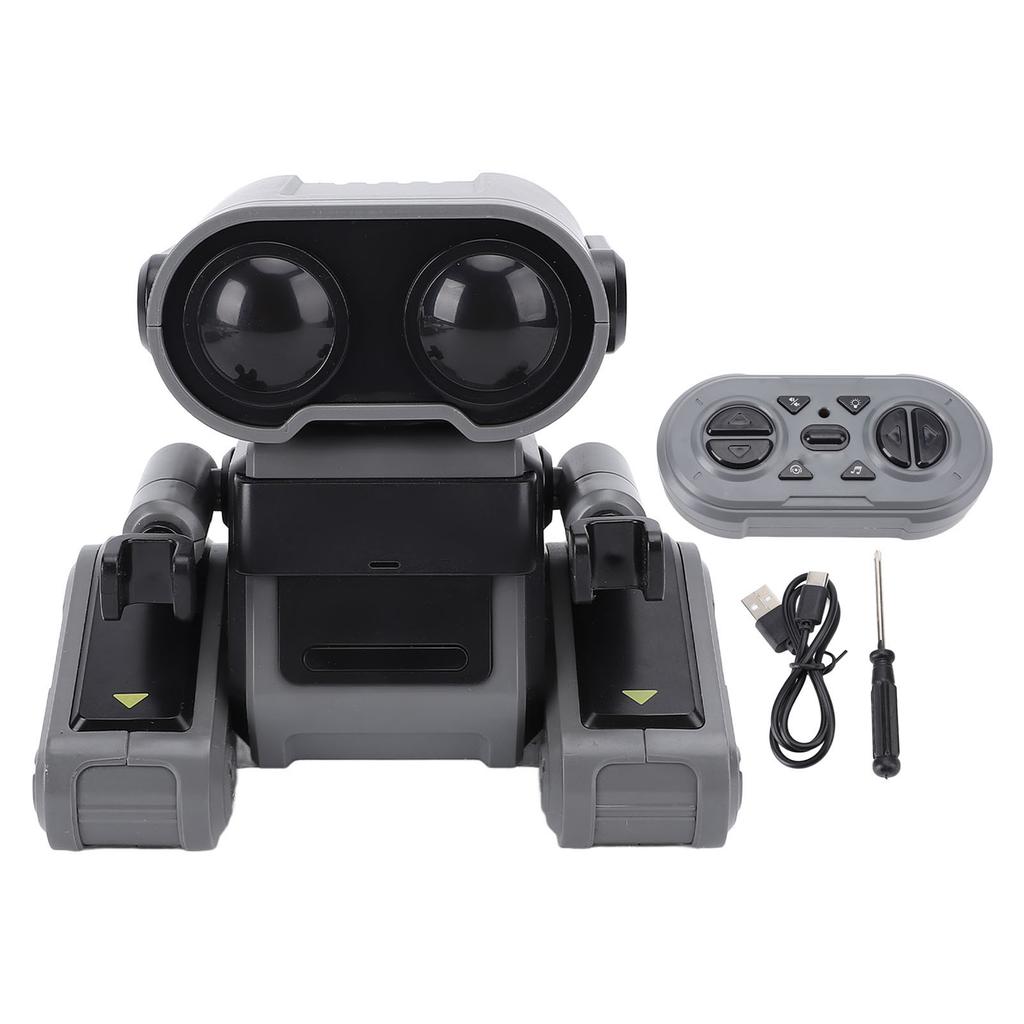 Robotleker Intelligent Tidlig Utdanning Interaktiv Robot med Musikk Lyseffekt Multifunksjonell