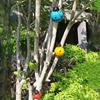 Mini Metall Marienkäfer Käfer Zaun Aufhänger Wand Hängen Ornament Statue Outdoor Terrasse Garten Figur Skulptur Für Wohnkultur