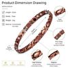 European & American Fashion Retro Magnetic Therapy Fish Bracelet - Detachable Couples Design