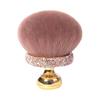 Mushroom Makeup Brush with Rhinestone Handle Multi-purpose Self Tanner Applicator Brush Loose Powder Blush Face Body Cosmetic Brush