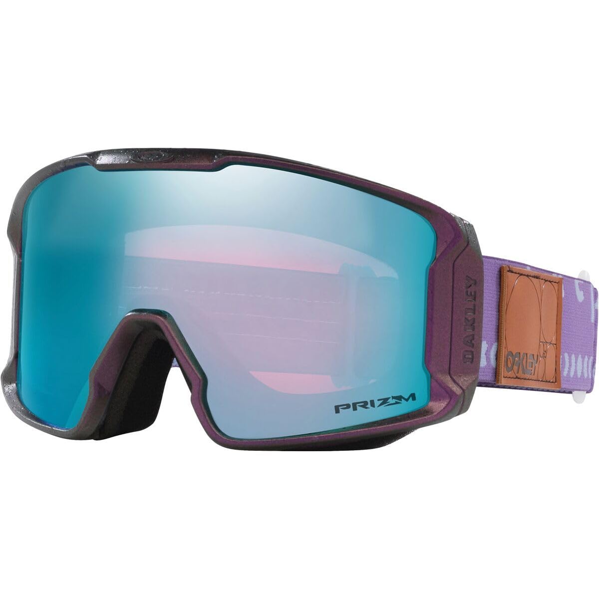 

Oakley LINE MINER M FRAKTEL SAPPHIRE IRIDIUM One Size Goggles, Lilac/Prizm LENS,