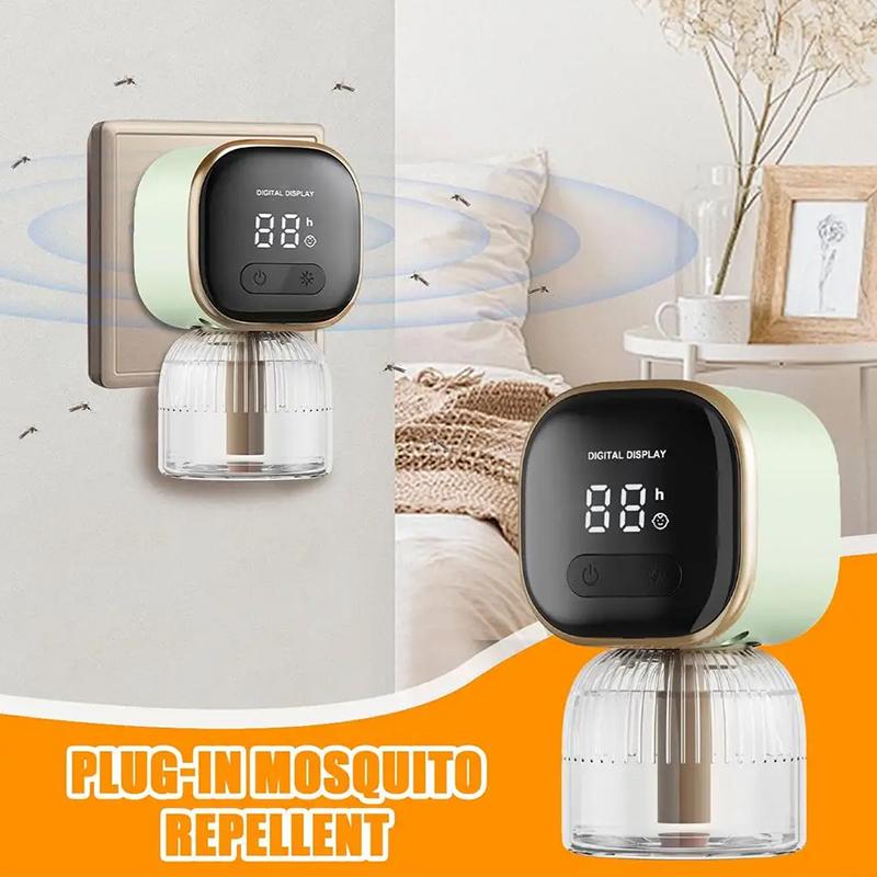 Electric Heating Mosquito Repellent Liquid Cute Children'S Plug-In Timer Display Mosquito Repellent