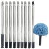 Socpuro Cleaning Brush Gutter Cleaning Gutter Cleaning Diameter 22mm Cleaning Tool Stainless Steel Combined Pole Hard Brush Spider Web Cleaning Wall