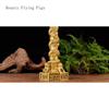 1PCS Brass Ornamental Column Column Decoration Chinese Loong Column Home and Office Decoration Handicraft Vintage Home Decor