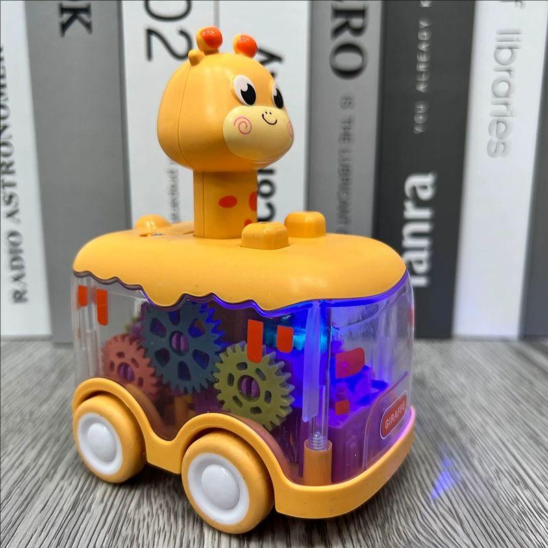 Carro de brinquedo para bebês, chocalho, carrinho de rolamento para crianças de 1 a 3 anos, carro de pressão e movimento, caminhão movido a fricção, chocalhos macios para bebês, presente de aniversário para meninas