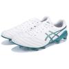 Asics Ds Light X-Fly 5 Fashion Versatile Hg (Rubber Short Stud) Synthetic Leather Kangaroo Skin Soccer Shoes Men Soccer Shoes White Blue 1101A047-107