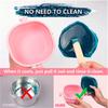 Aquecedor de Cera Depilação Pote para Mergulhar Cera Creme Depilatório Silicone Macio Pequeno Portátil Dobrável Aquecedor de Cera